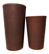 Kit 2 Vasos Damasco Texturizados