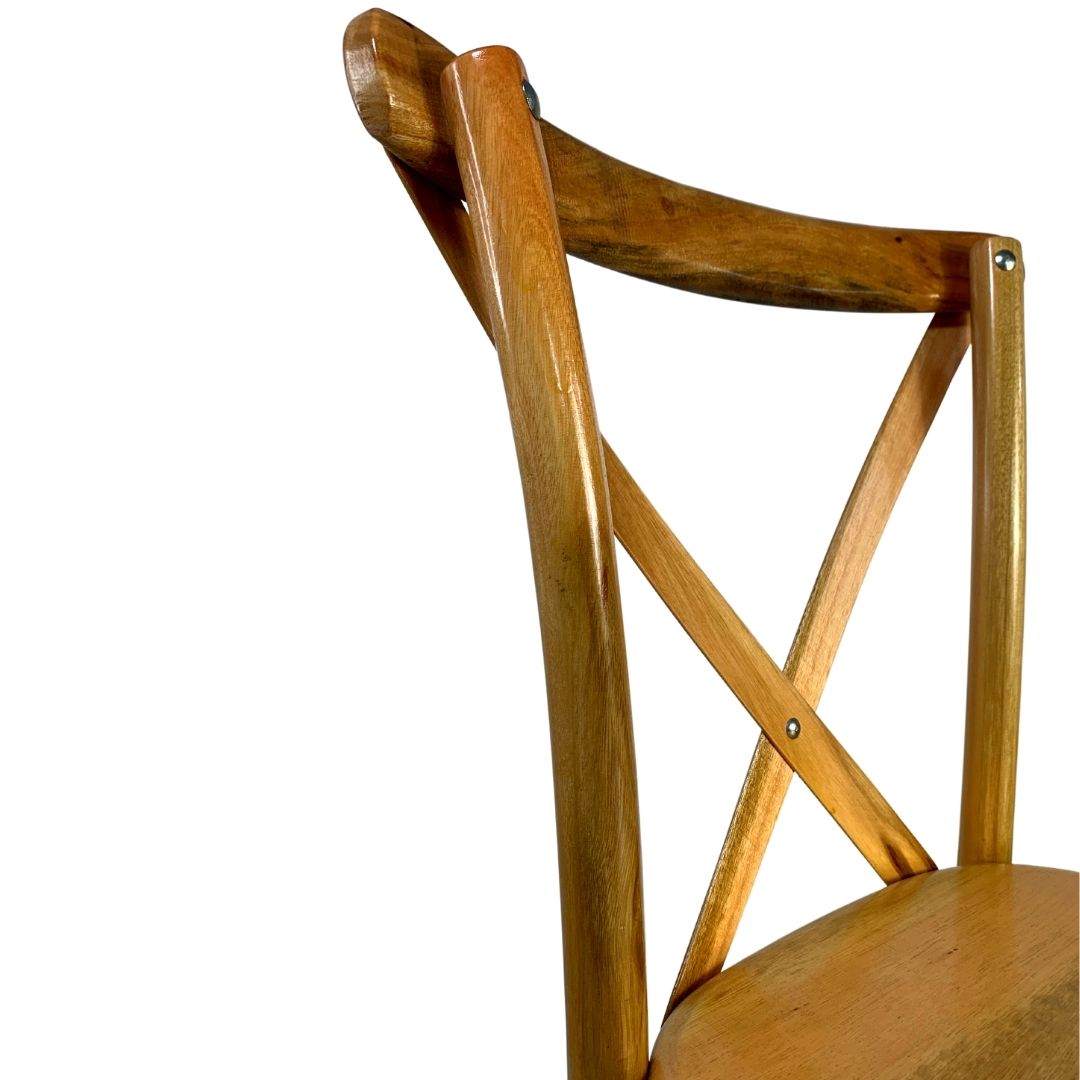 8 Cadeiras Sala de Jantar Paris de Madeira Eucalipto Katrina