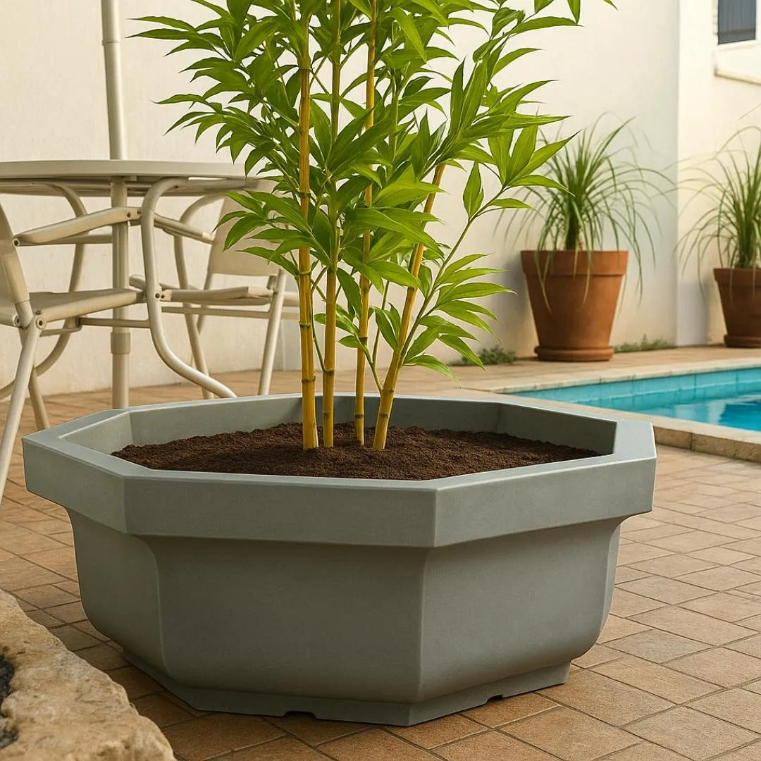 Vaso Bacia Oitavado Siena em Polietileno