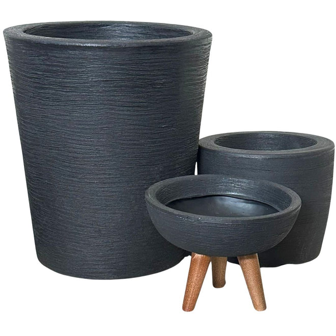 Kit 3 Vasos Decorativos para Pequenos Espaços