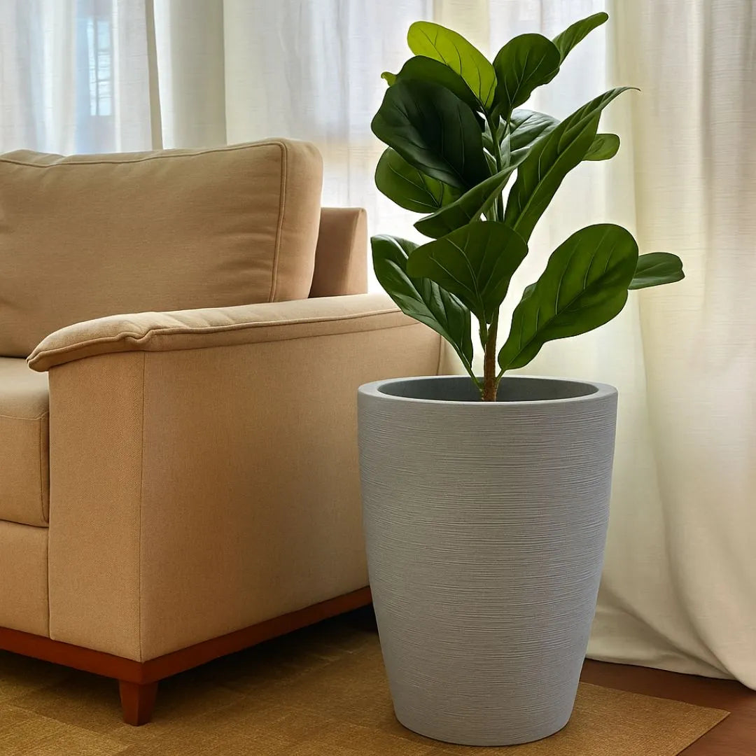 Vaso Pequim em Polietileno Texturizado 52x39cm