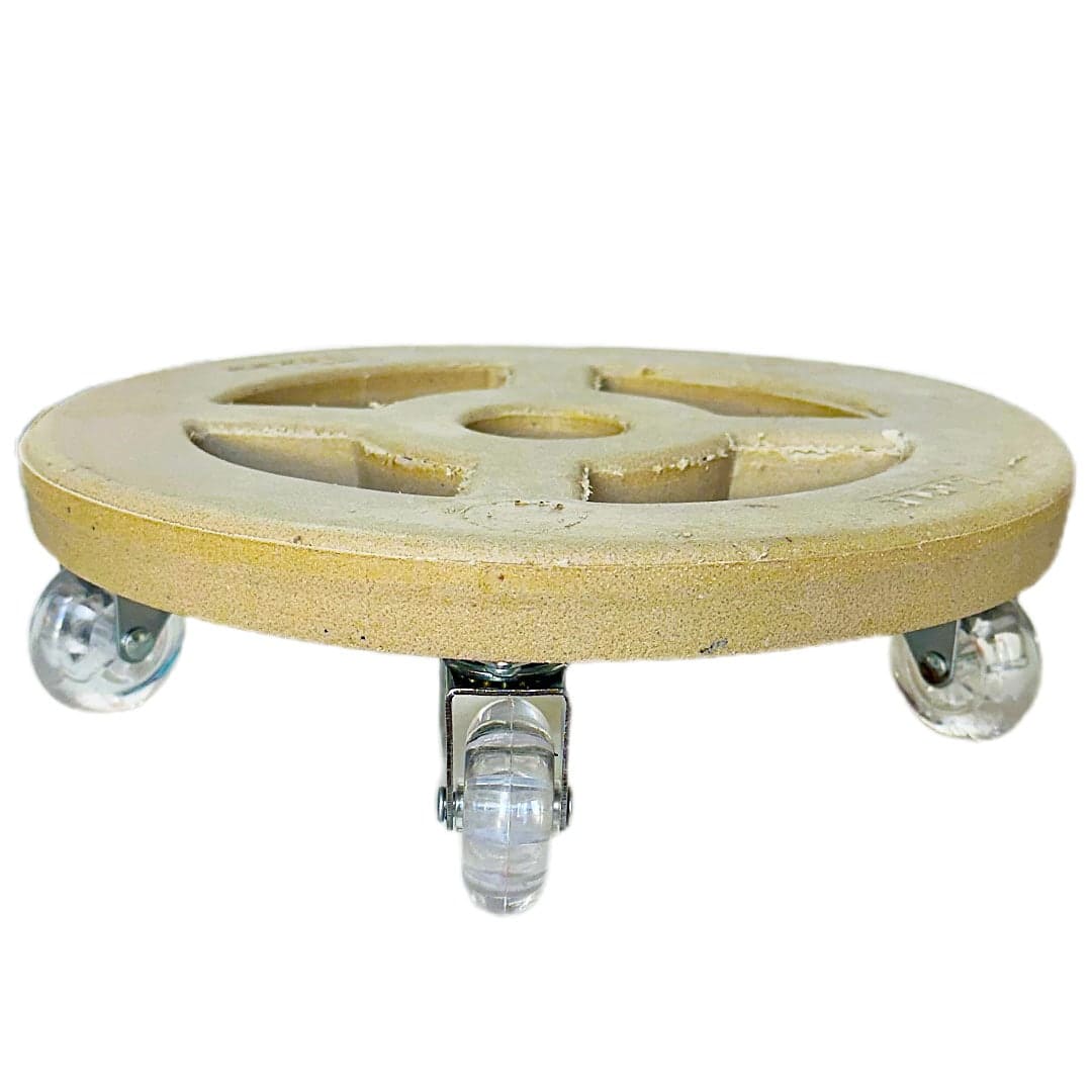 Suporte com Rodas de Silicone para Vasos Redondos