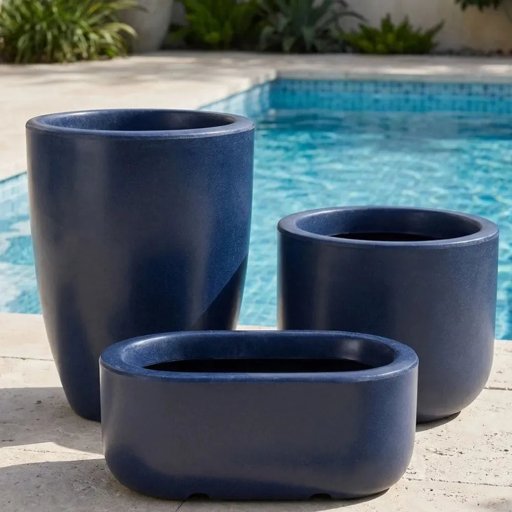 Kit 3 Vasos em Polietileno Doha e Pequim