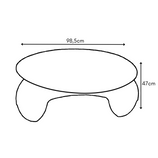 Mesa de Centro com Champanheira - Área Externa