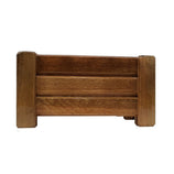 Jardineira de Madeira Ripada 30x16cm