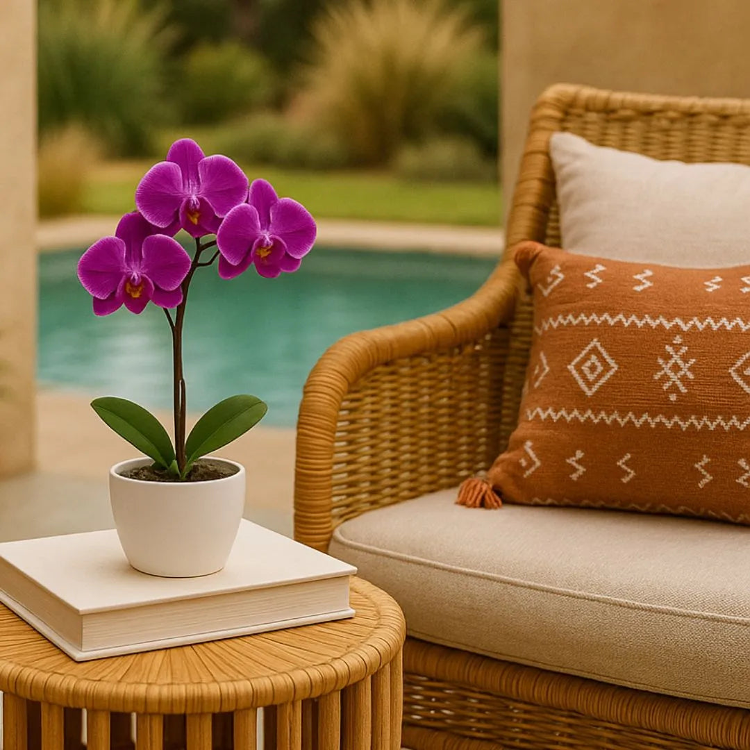 Vaso Cachepot Redondo em Polipropileno 15x12,5cm