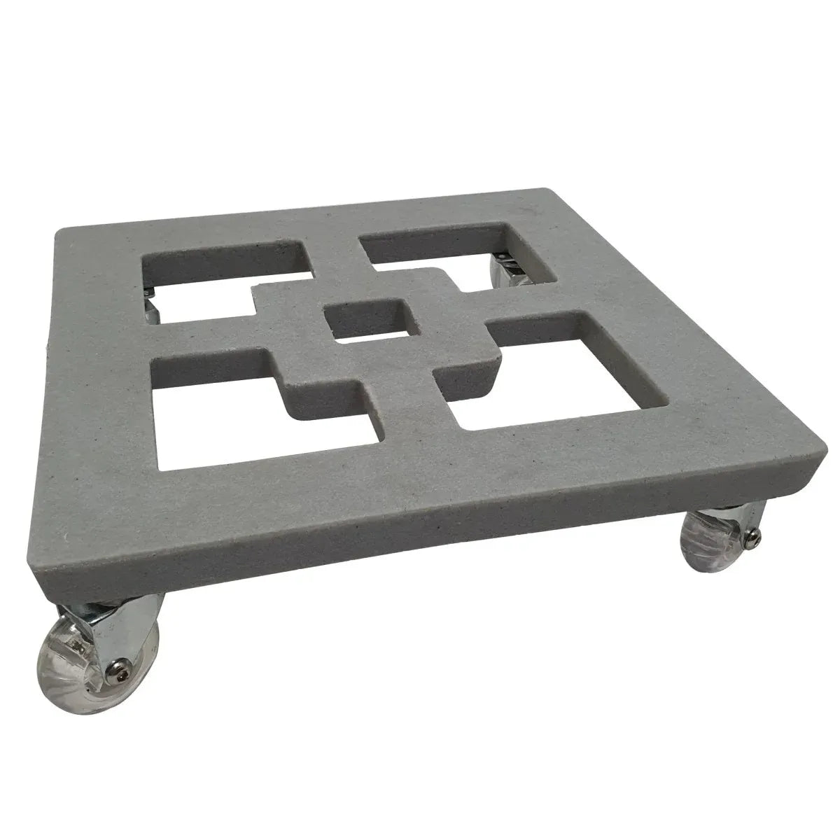 Suporte com Rodas de Silicone para Vasos Quadrados