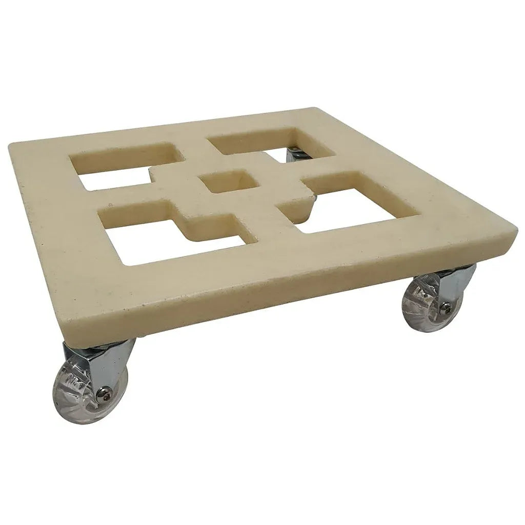 Suporte com Rodas de Silicone para Vasos Quadrados