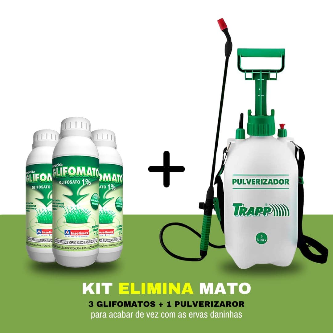 Kit Elimina Mato com Pulverizador Manual