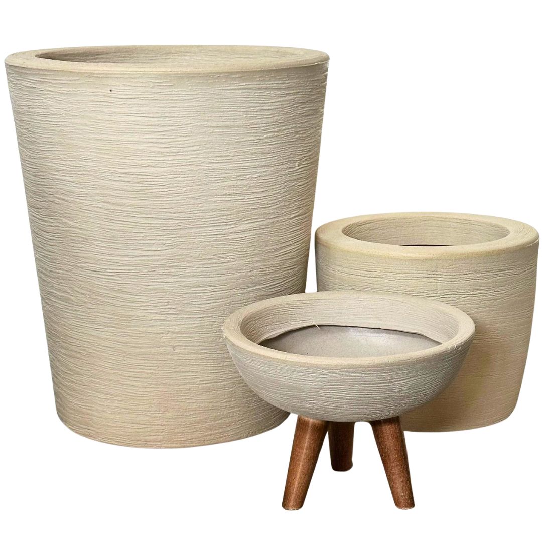 Kit 3 Vasos Decorativos para Pequenos Espaços