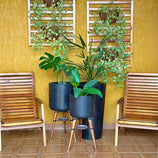 3 Vasos de Luxo Para Planta Decoração Externa Sacada Varanda