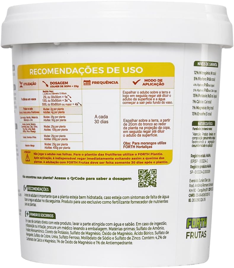 Forth Adubo para Frutas 3kg