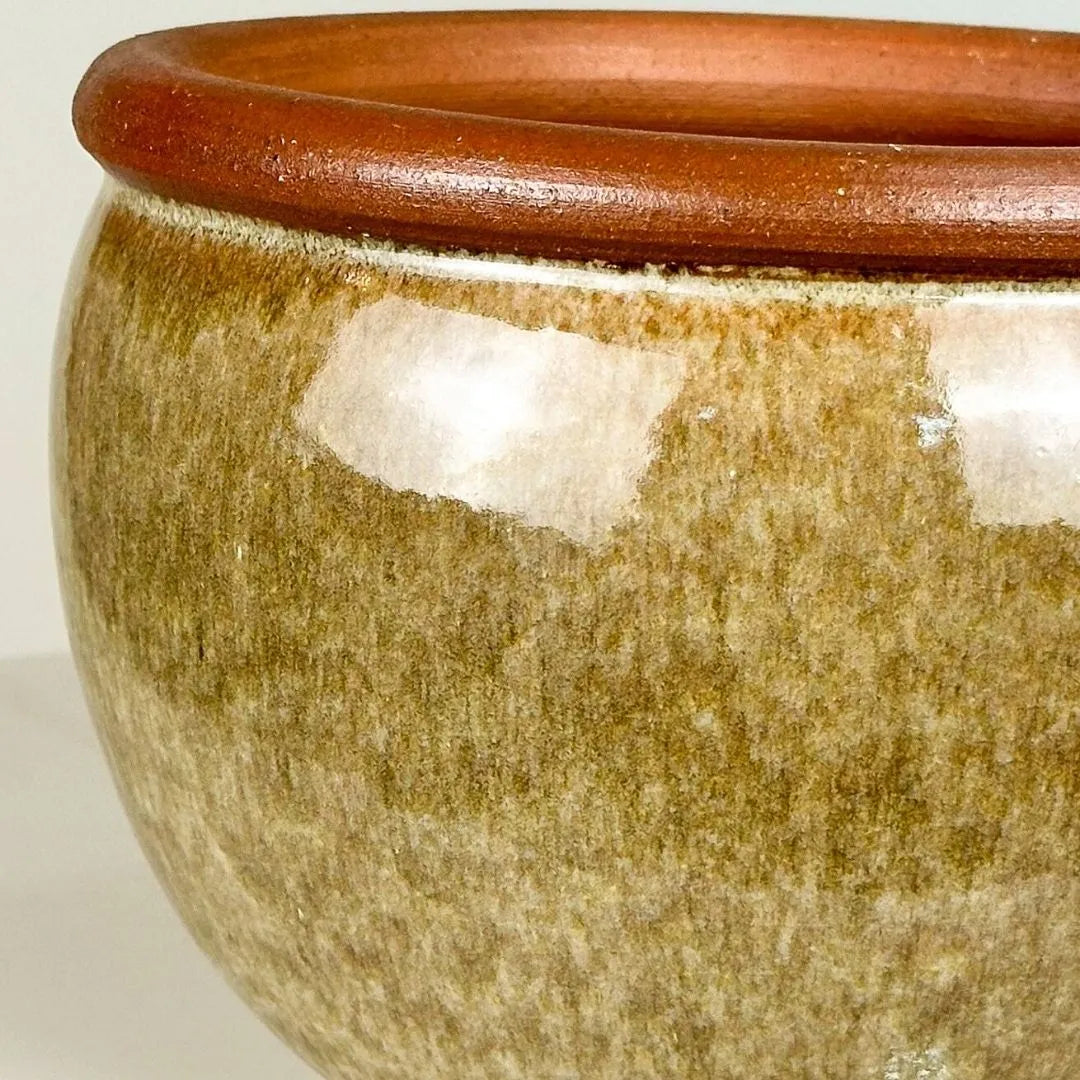 Vaso Cachepot em Cerâmica Esmaltada 18,5cm