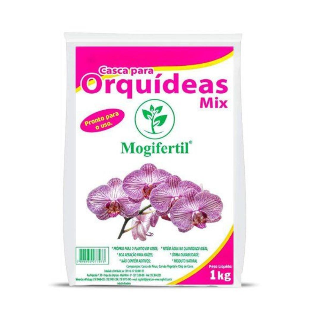 Substrato para Orquídeas Pinus, Carvão e Chips Coco 1kg