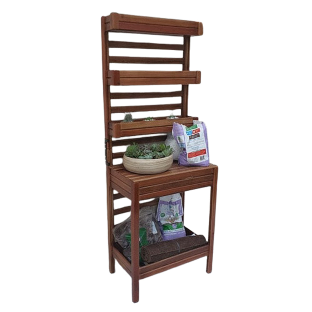 Kit Jardinagem Completo - com Mesa de Apoio