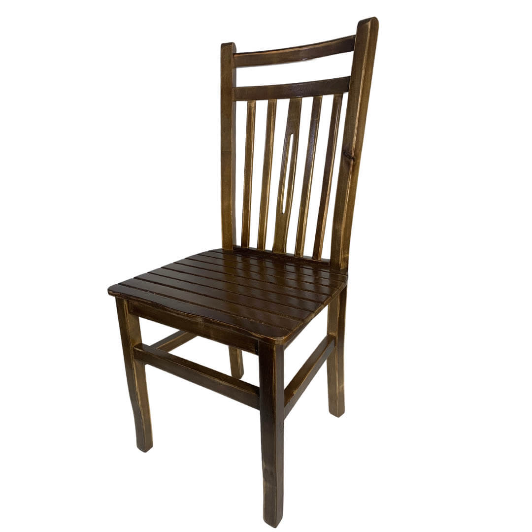 8 Cadeiras Pequin De Madeira Para Sala De Jantar E Cozinha