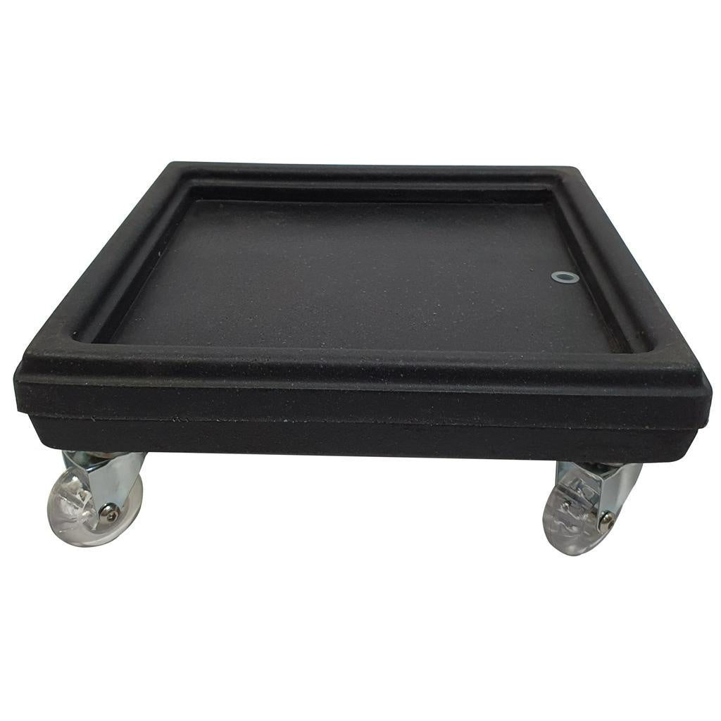 Prato Quadrado com Reservatório e Rodas - Anti dengue