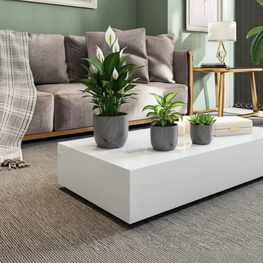 Kit 3 Vasos Linha Genebra em Cerâmica