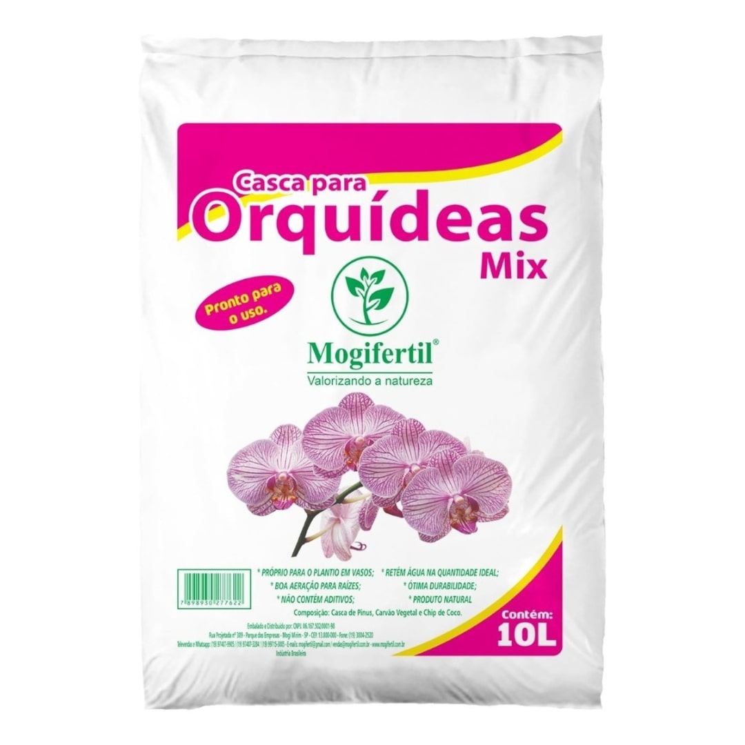 Substrato para Orquídeas Pinus, Carvão e Chips Coco 3kg