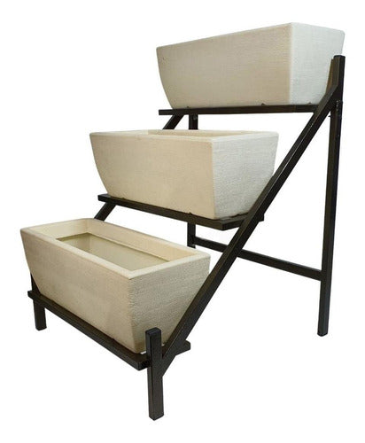 Suporte Escada para Jardineiras de até 60cm