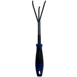 Ancinho de Mão 3 Dentes em Aço com Cabo Plástico Emborrachado 36cm