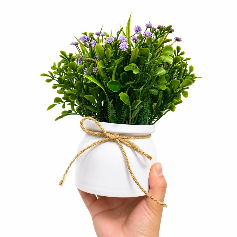 Vaso Decorativo com Flor Artificial