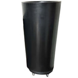 Kit Vaso Damasco Brilhante + Suporte com Rodinhas