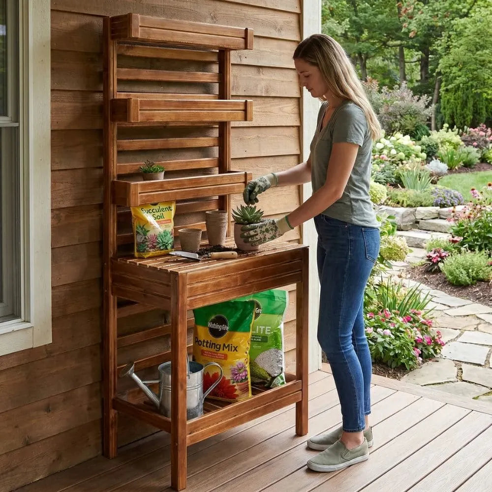 Mesa Bancada Vertical para Jardinagem