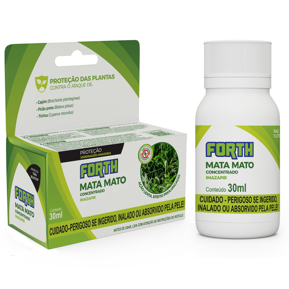 Herbicida Mata Mato Concentrado Imazapir Forth 30ml