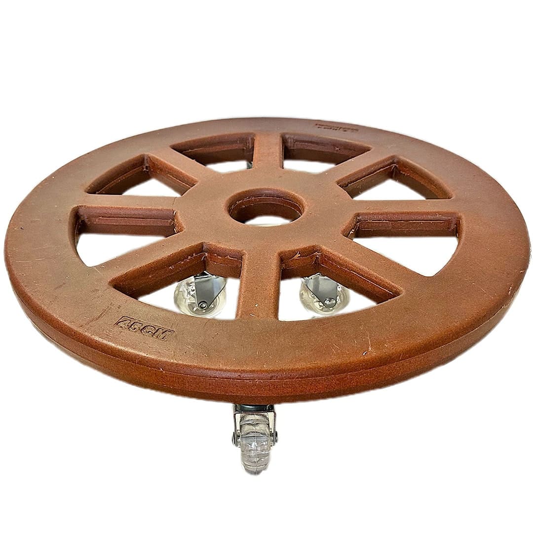 Suporte com Rodas de Silicone para Vasos Redondos