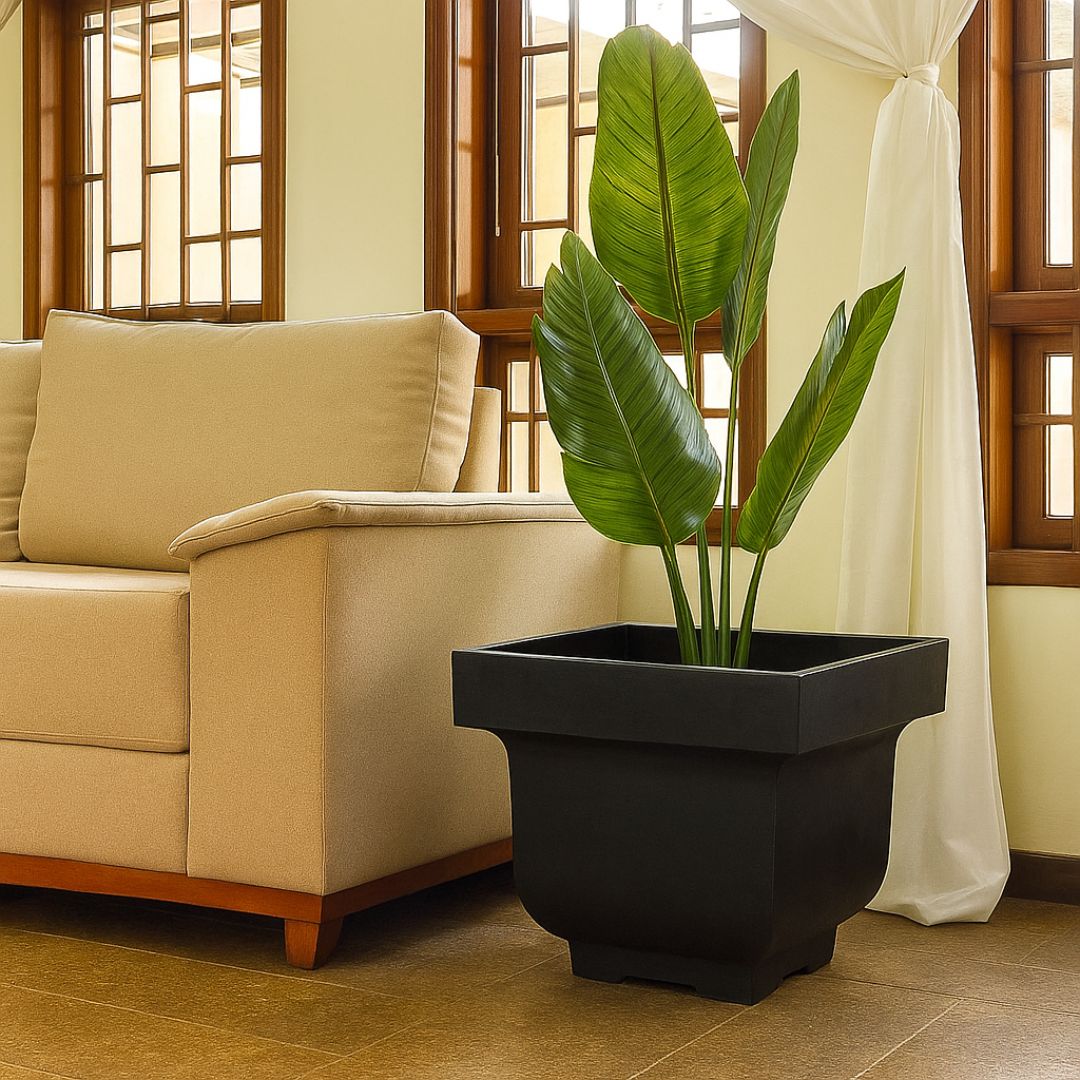 Vaso Siena em Polietileno com Bordas Curvadas