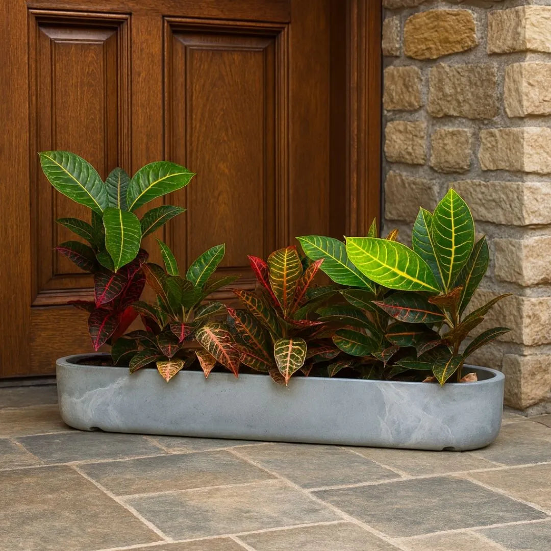 Jardineira Doha em Polietileno 80x17cm