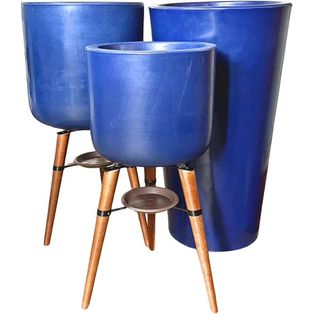 3 Vasos de Luxo Para Planta Decoração Externa Sacada Varanda