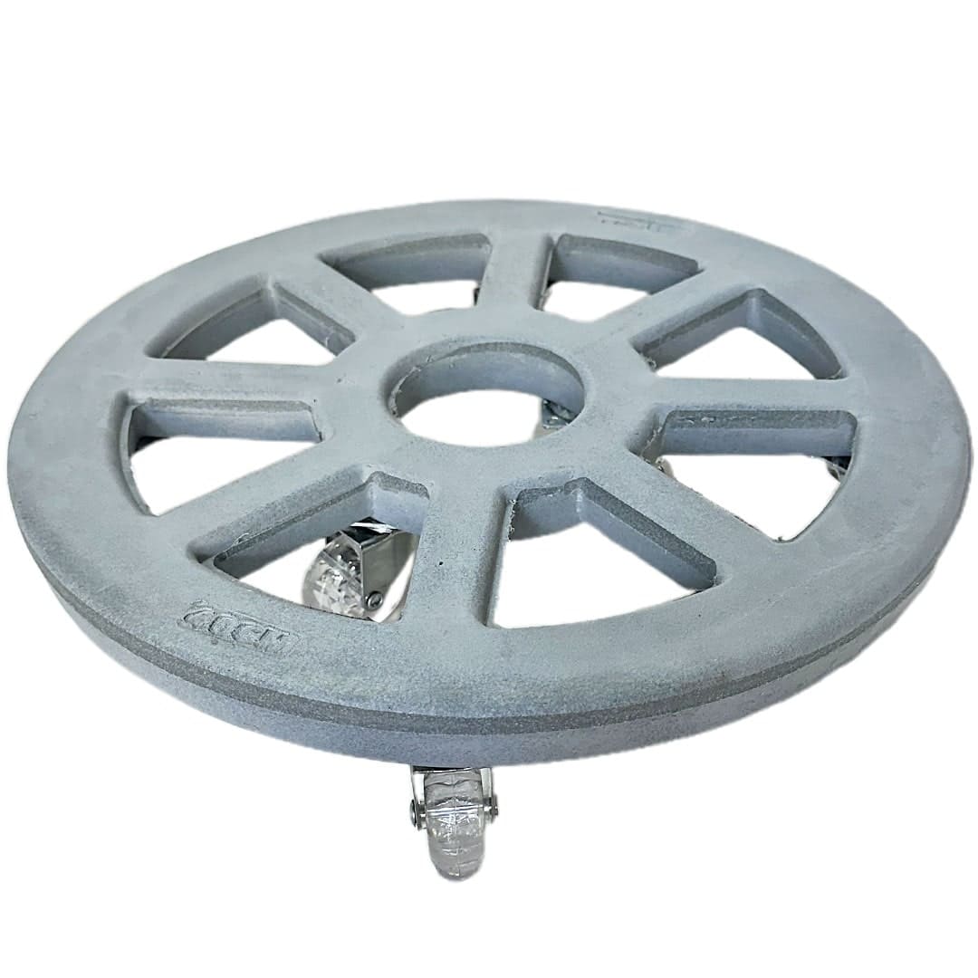 Suporte com Rodas de Silicone para Vasos Redondos