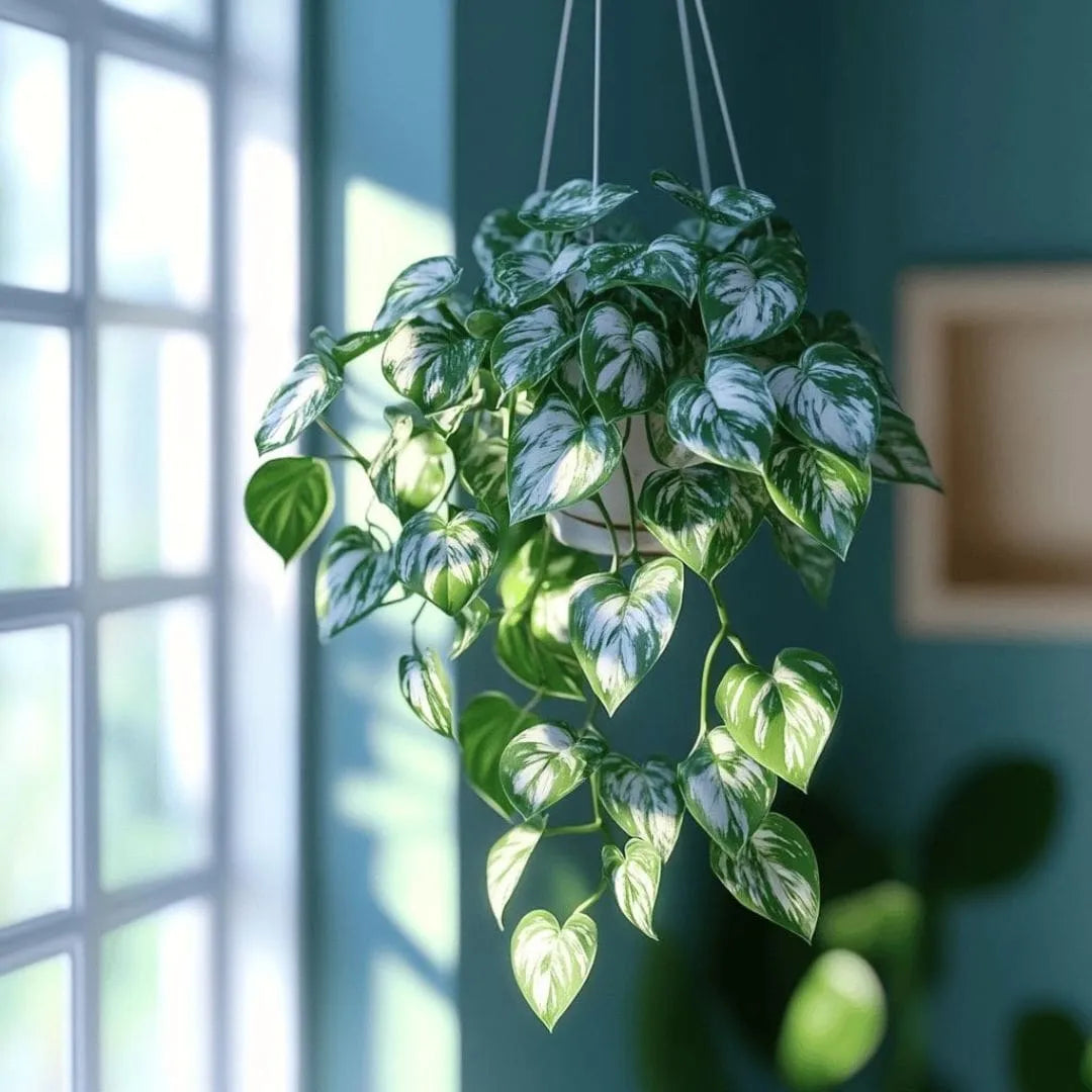 Muda Jibóia Prateada (Scindapsus pictus)