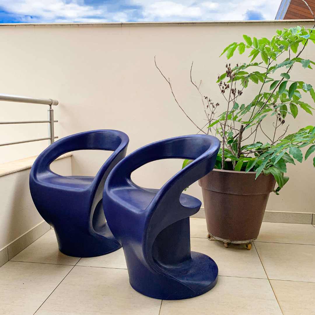 Conjunto Mesa de Centro com Champanheira + 2 Cadeiras Astúrias
