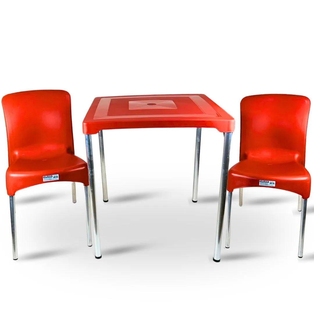 Kit Mesa com 2 Cadeiras - Sec Line da Injeplastec