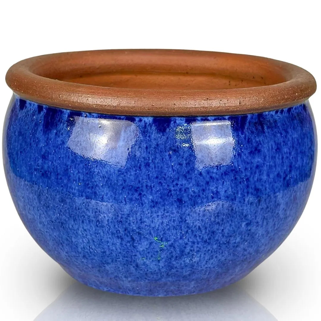 Vaso Cachepot em Cerâmica Esmaltada 15cm