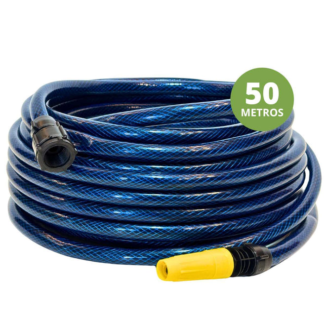 Mangueira de Jardim 1/2" Trançada com Esguicho PVC
