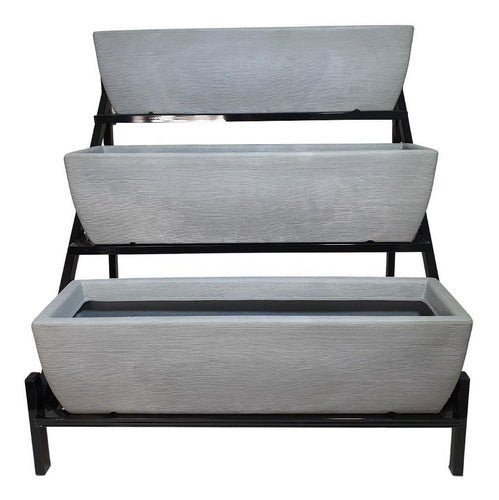 Suporte Escada para Jardineiras de até 100cm