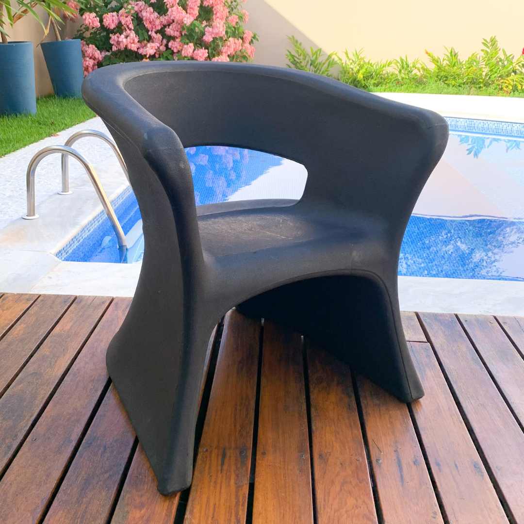 2 Cadeiras e Mesa Decoração Jardim Varanda Kit Copacabana