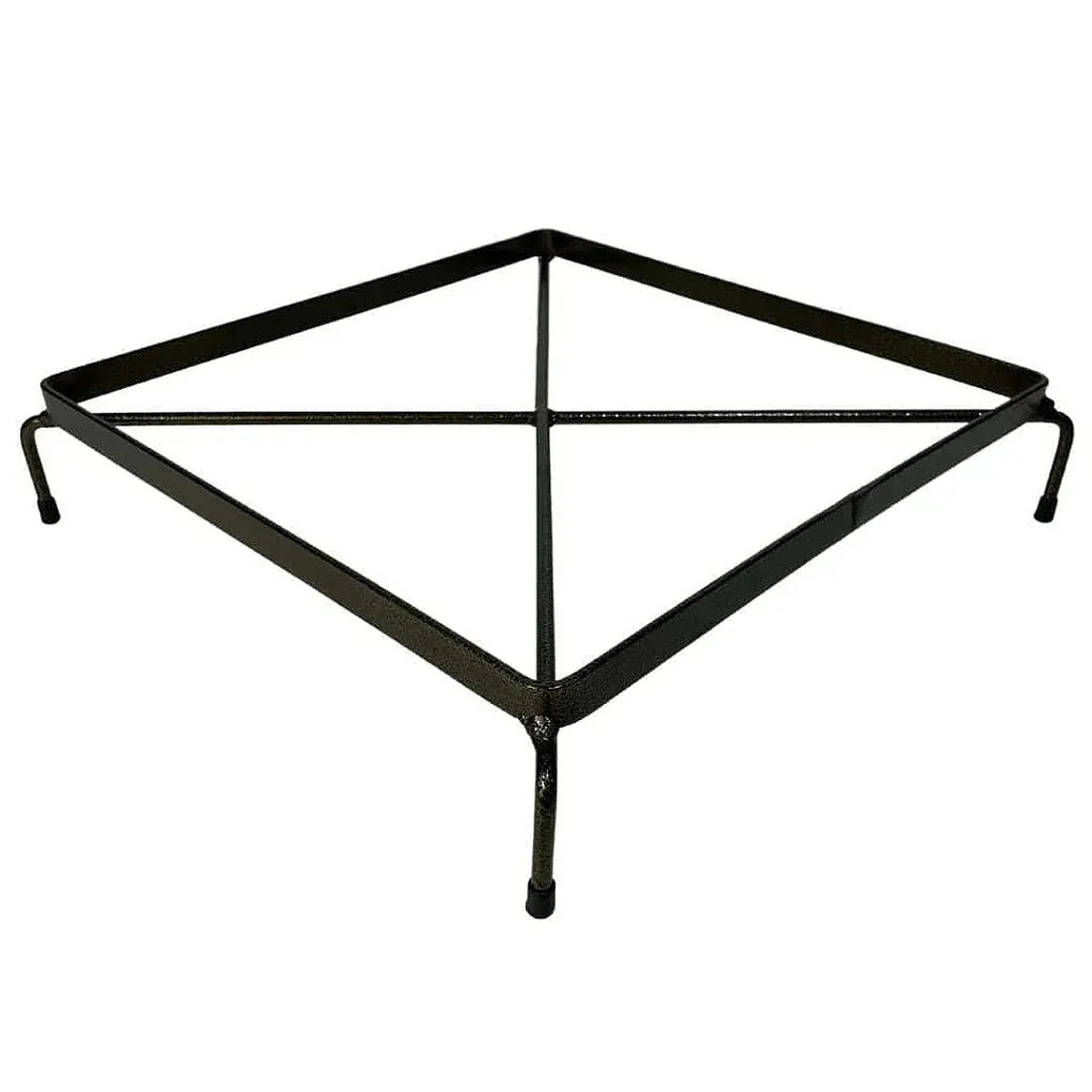 Suporte de Ferro Rasteiro Quadrado