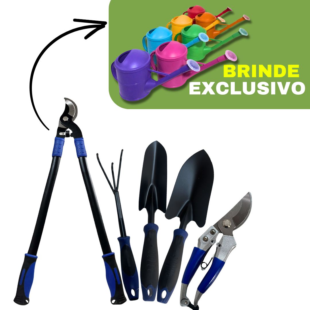 Kit Ferramentas para Jardinagem - 5 peças