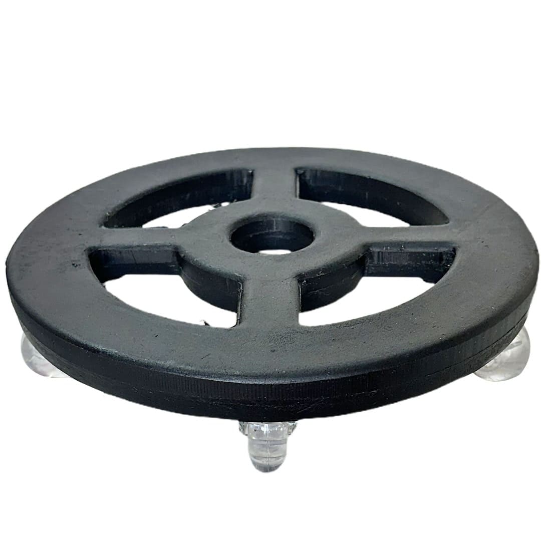 Suporte com Rodas de Silicone para Vasos Redondos