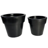 Kit 2 Vasos Atenas em Polietileno com Borda