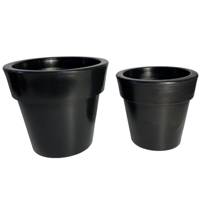 Kit 2 Vasos Atenas em Polietileno com Borda