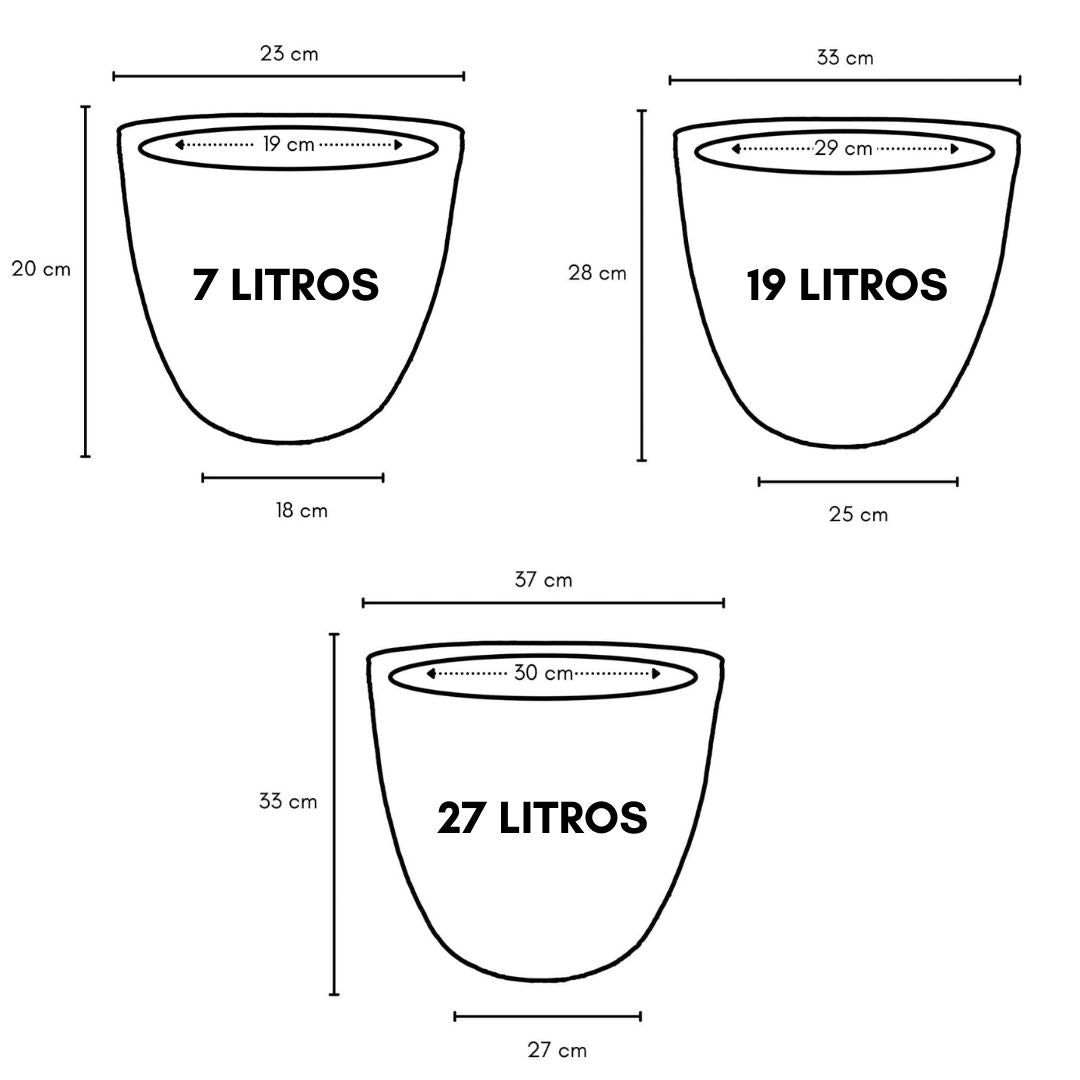 Kit 5 Vasos Berlim Texturizado