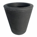 Kit Vaso em Polietileno 38x33cm + Suporte com Rodas