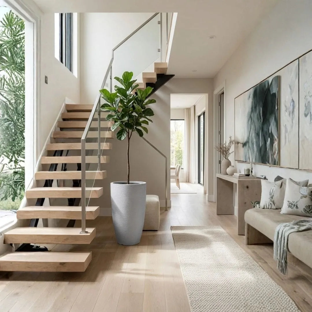 Vaso Pequim em Polietileno Texturizado 68x42cm