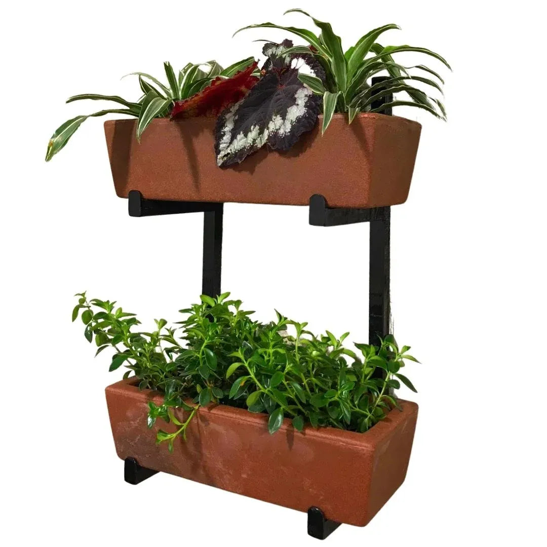 Suporte Jardim Vertical com Jardineira